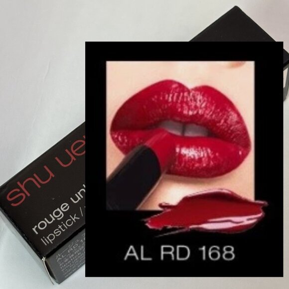Shu Uemura Rouge* Unlimited Amplified Lacquer from Japan ~ Red 168 3g NIB - Picture 4 of 10